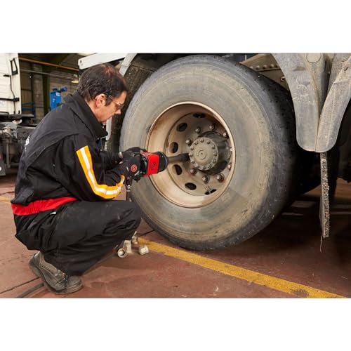 Chicago Pneumatic مفتاح صدمات هوائي شيكاغو بنوماتيك CP7782، 1 إنش، مقبض D، كلب صخري بدون دبوس، أقصى عزم دوران 1920 قدم. رطل/2600 نيوتن متر 5200 دورة في الدقيقة - Image 5