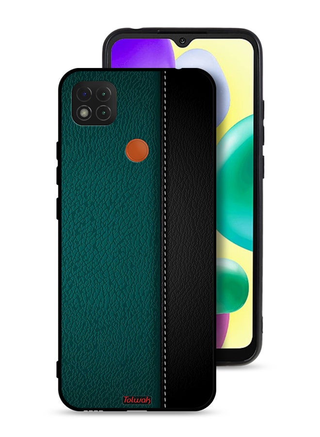 Tolwak Xiaomi Redmi 9C Protective Case Cover Leather Pattern - Image 1