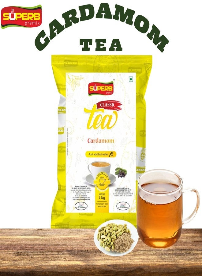 Superb Cardamom Tea Classic Premix any time..anywhere Instant Premix 1 KG Powder SUPERB (Pack of 2) - Image 3