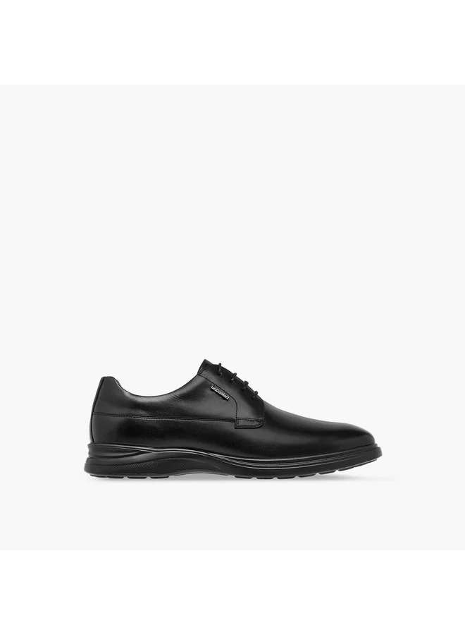 Le Confort Men Solid Derby Shoes with Lace-Up Closure