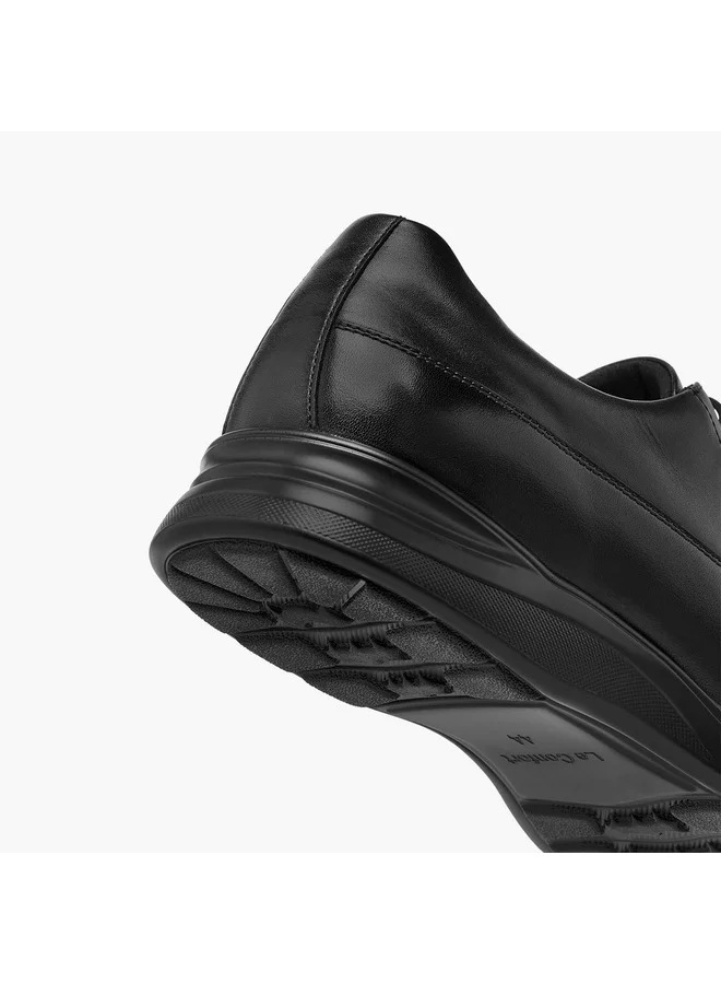 Le Confort Men Solid Derby Shoes with Lace-Up Closure