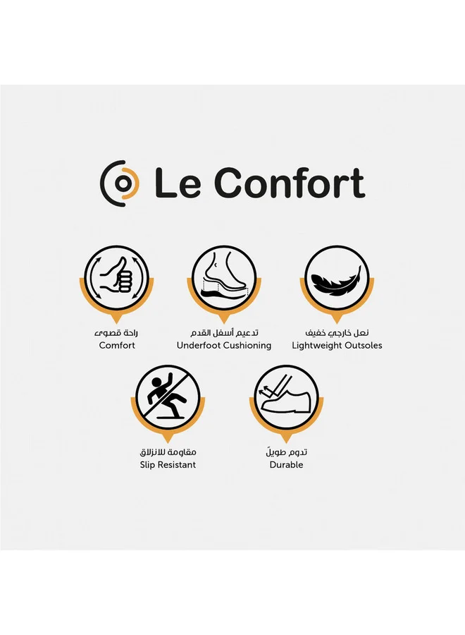 Le Confort Men Solid Derby Shoes with Lace-Up Closure