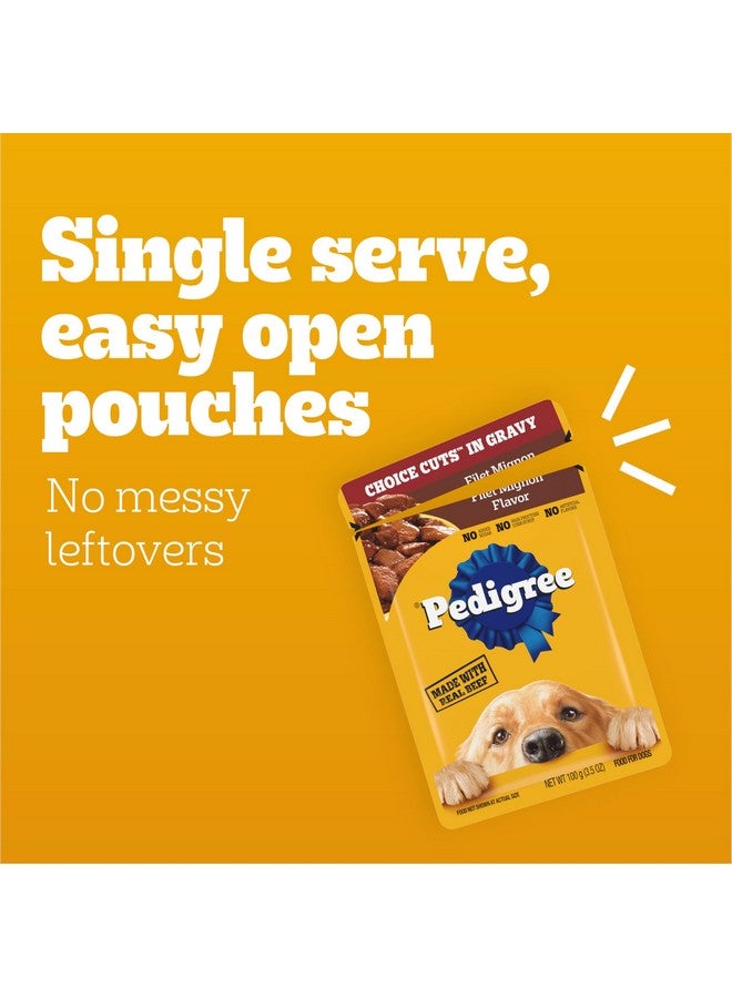 Pedigree Choice Cuts In Gravy Adult Soft Wet Dog Food 30-Count Variety Pack, 3.5 oz. Pouches