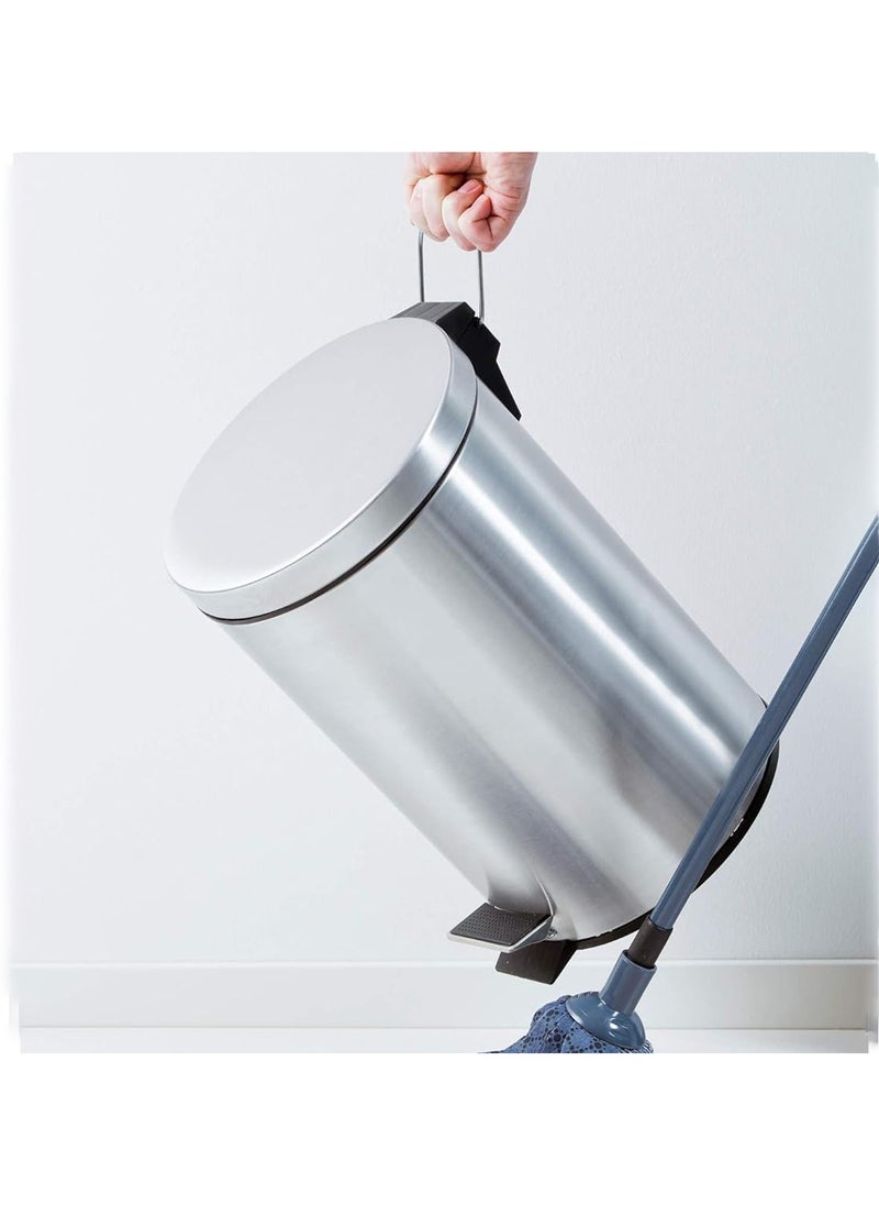 BLACKSTONE - Stainless Steel Hands Free Pedal Bin 5L Soft Close Rust-Proof - Image 1
