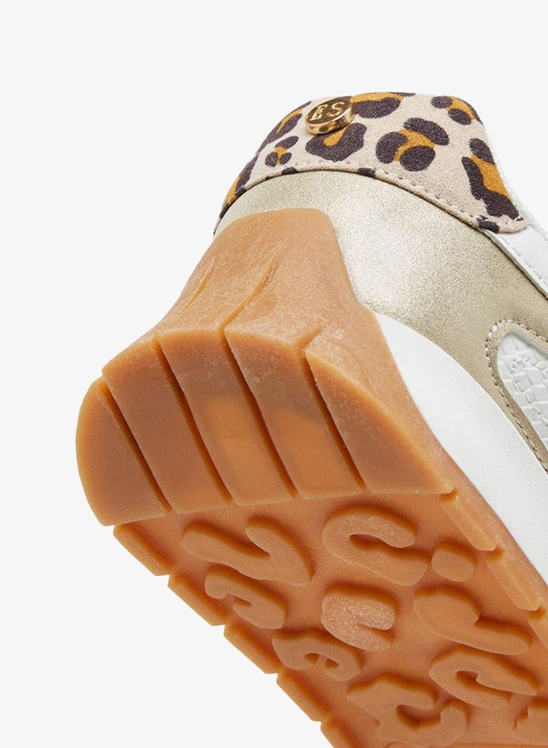 ELLE Women's Panelled Lace-Up Sneakers - Image 5