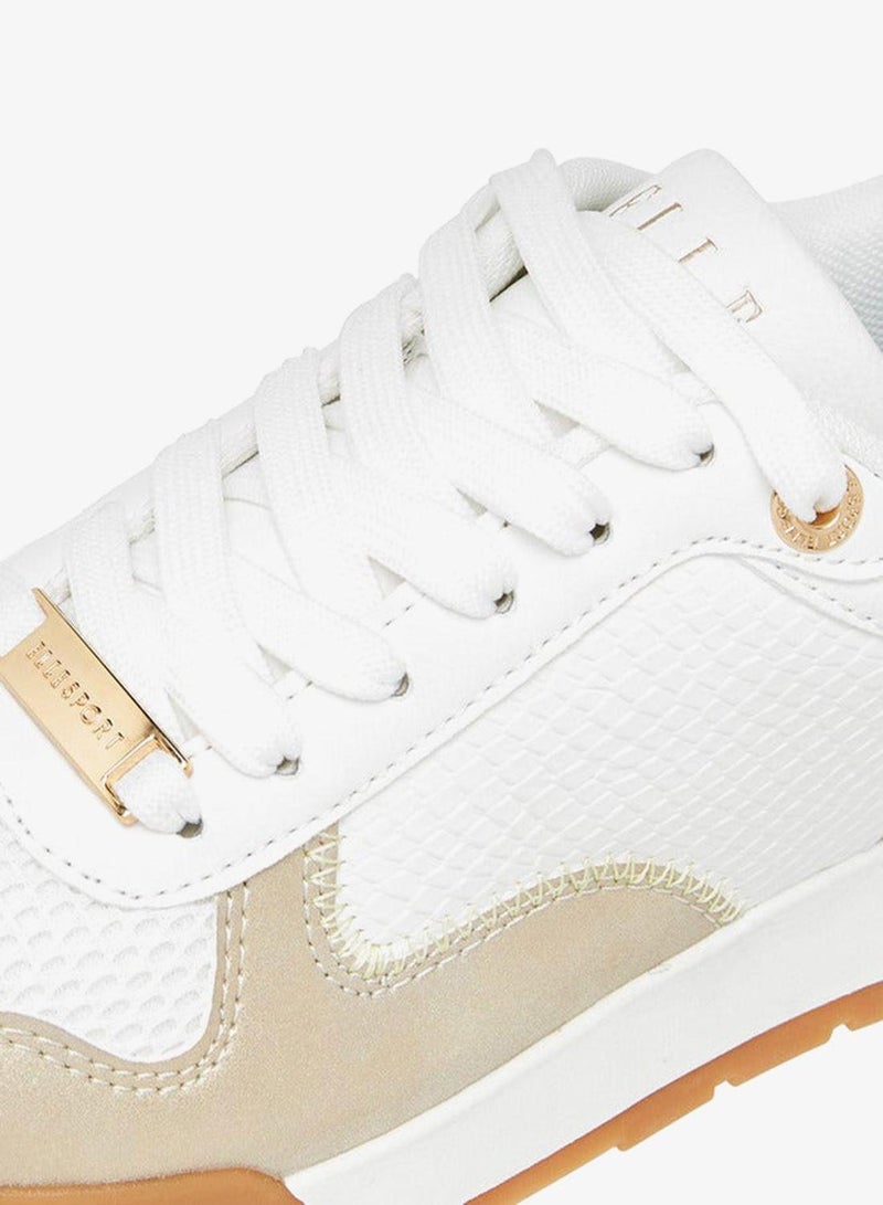 ELLE Women's Panelled Lace-Up Sneakers - Image 4