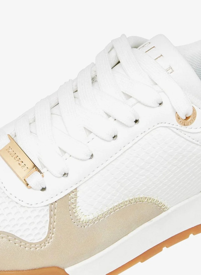 ELLE  Women's Panelled Lace-Up Sneakers for Women | Best Price UAE