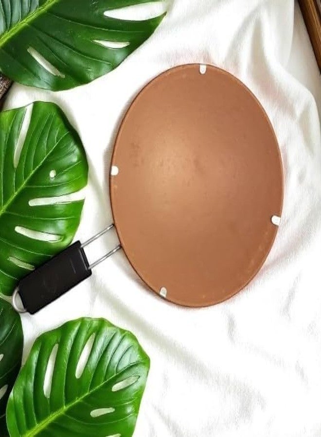 Jetwals Clay tawa Pan, Round, Non-Stick Cookware with Black Handle - Image 1