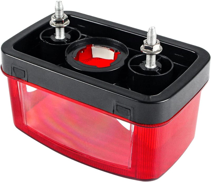 CPOWACE Taillight Housing Tail light Lens Cover Compatible with Yamaha Big Bear 400 / Grizzly 660 350 / Kodiak 400 / Rhino 660 700,Plastic Rear Light Lens Replace 5KM-84710-01-00,5KM-8472C-10-00(Red) - Image 3