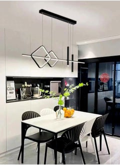 Nordic restaurant chandelier Black