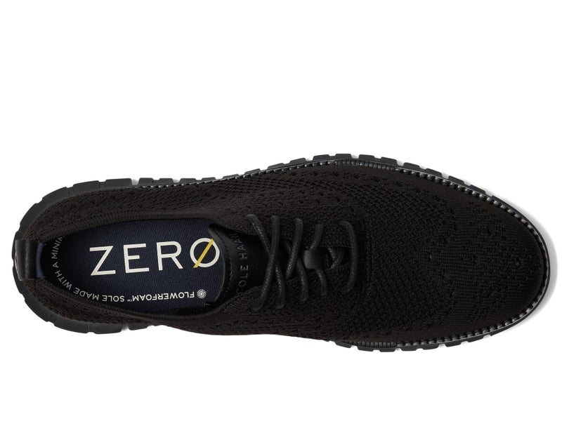 Cole Haan Mens Zerogrand Remastered Stitchlite Wing Tip Oxford, Black/Black, 8-W US - Image 2