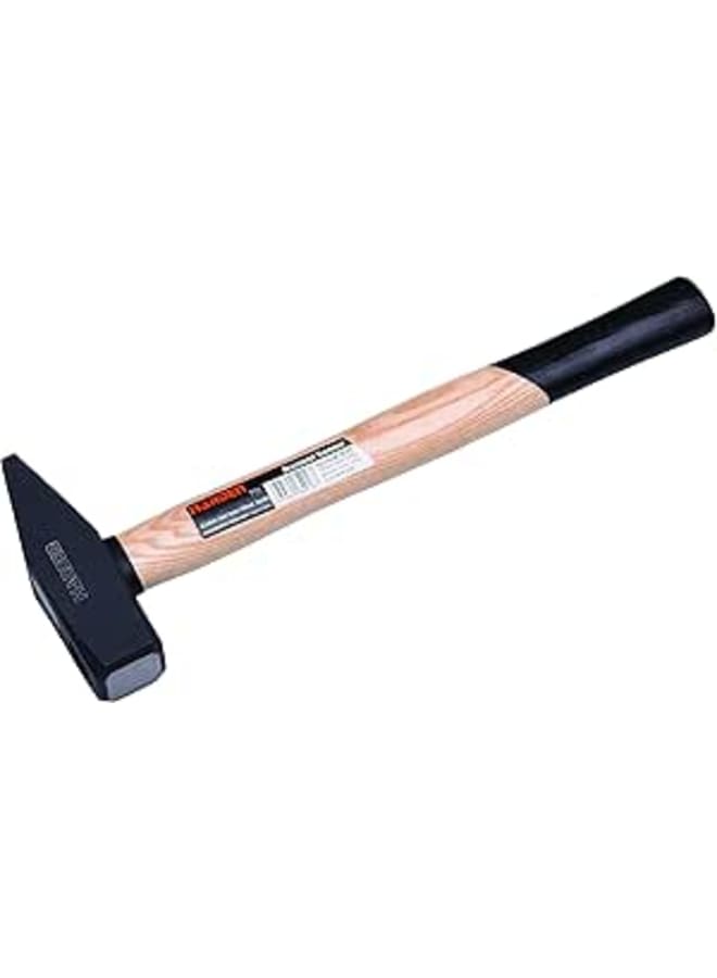 هاردن مطرقة ميكانيكية احترافية صلبة 500 جرام بمقبض خشبي ورأس من الفولاذ الكربوني المطروق - 590015B