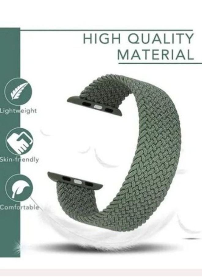 Loop Stretchy Strap Compatible with Apple Watch Band SE 42/44mm iWatch Series 7/6/5/4/3/2/1 Green