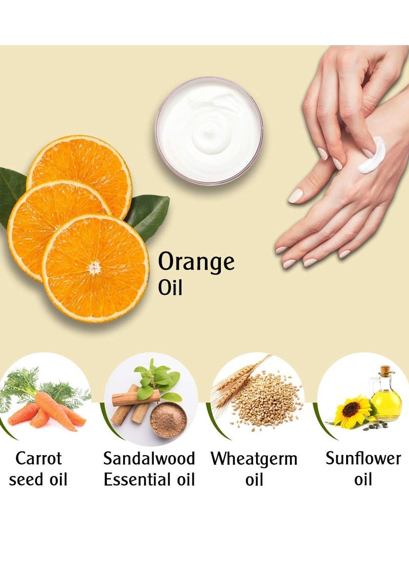 Keya Seth Keya Seth Aromatherapy Skin Defence Orange Face Body Moisturizer Enriched with Orange Essential oil Deep Nourishing 400Ml  - Image 3