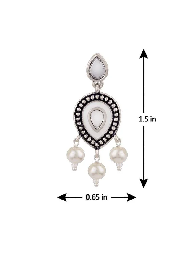 VOYLLA Amaira Leaf Drop Earrings