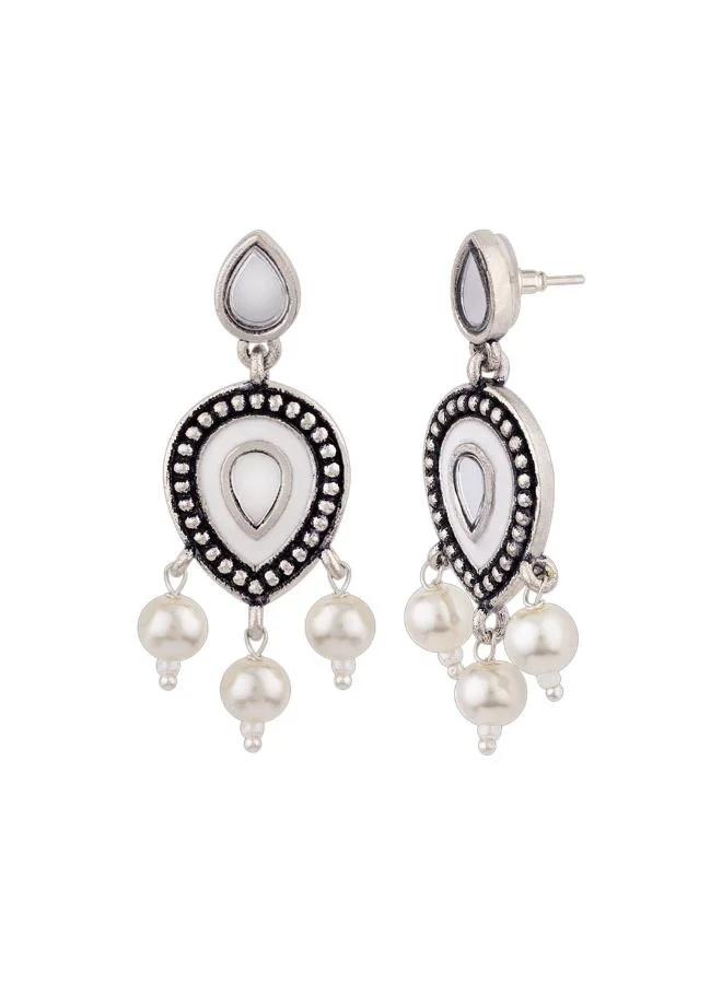 VOYLLA Amaira Leaf Drop Earrings