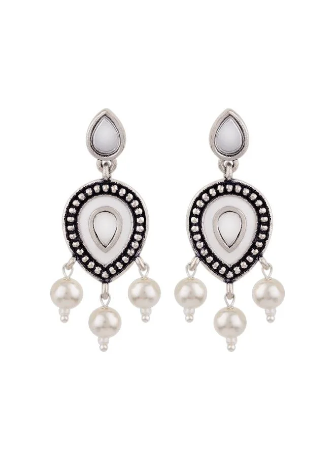 فويلا Amaira Leaf Drop Earrings
