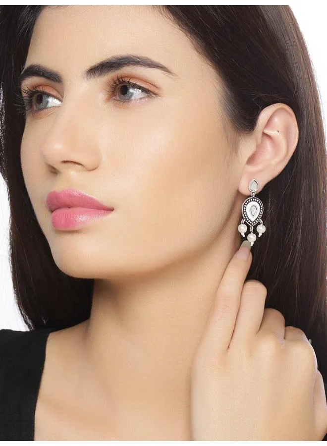 VOYLLA Amaira Leaf Drop Earrings