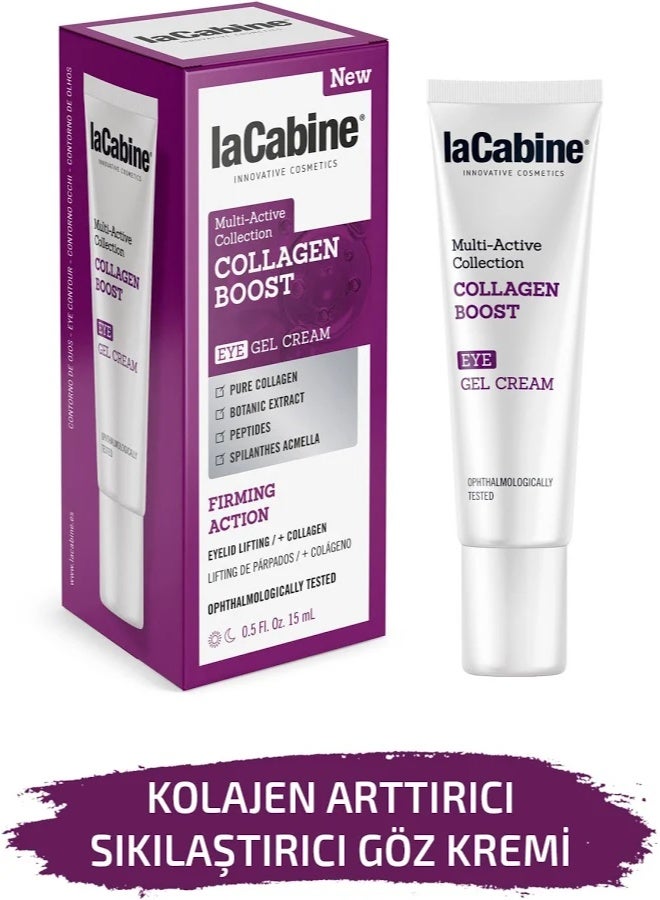 La Cabine Multi-Active Collection Collagen Boost Eye Gel-Cream 15ml - Image 3