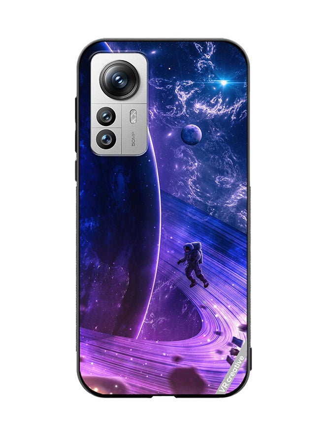 VR CREATIVE Protective Case Cover For Xiaomi 12X Galaxy Space Digital Design Multicolour - Image 1