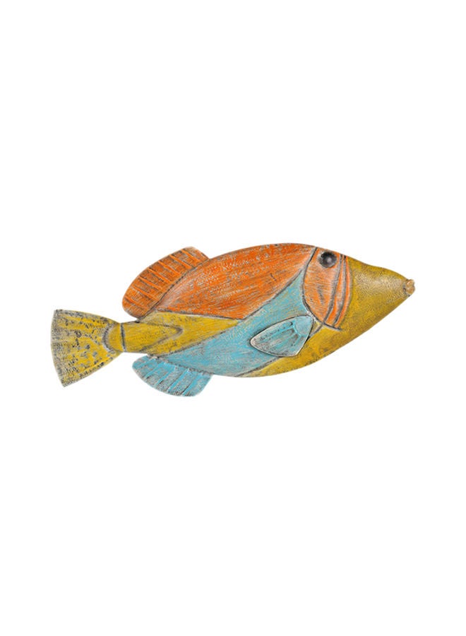 NIBEMINENT Fish Wall Hanging Creative Ornament Craft Multicolour - Image 1