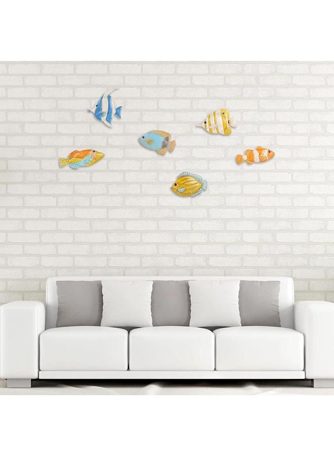 NIBEMINENT Fish Wall Hanging Creative Ornament Craft Multicolour - Image 2