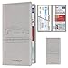 TOURSUIT Car Registration and Insurance Card Holder Vehicle License Document Glove Box Compartment Organizer Interior Car Accessories for Women Men Grey - Image 2