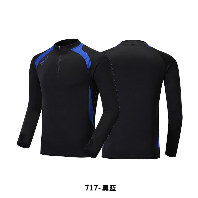 Velvet Children'S Sports Training Clothes Printed Men'S And Women'S New Warm Long-Sleeved Jackets Football Appearance Clothes - Image 1