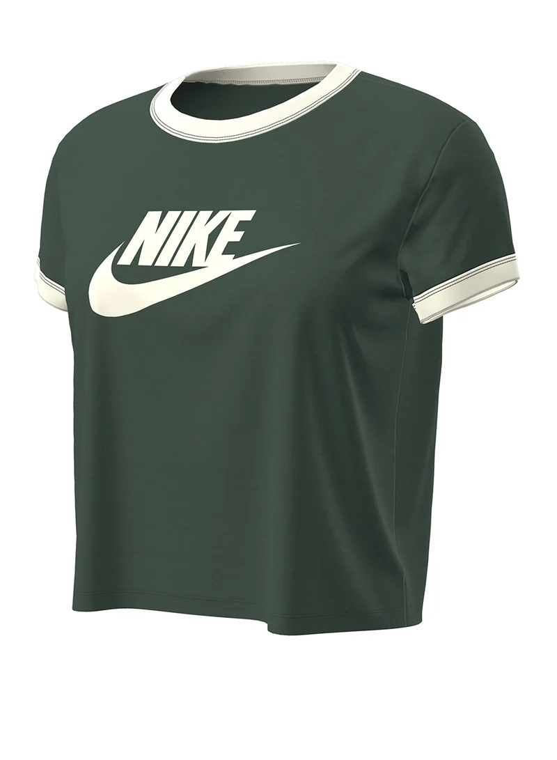 Nike Green Nsw Ringer T-Shirt for Women | Best Price UAE