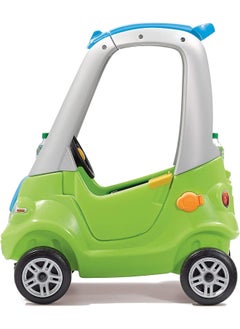 Rainbow Toys Rainbow Toys Rideon Small Twisting Baby Toy Car | Kindergarten Toddler for indoor/outdoor Removable Floorboard and Built-In Grip Handle (GREEN) Easy Turn Coupe Refresh Riding Car Toy  - Image 3