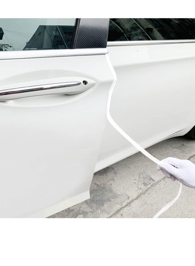 KASTWAVE Car Door Edge Guards 5m White Sealed Door Edge Protection Anti-Collision Protector Strips Guards Anti-Scratch Trim Molding Auto Accessories Universal for Most Cars - Image 5
