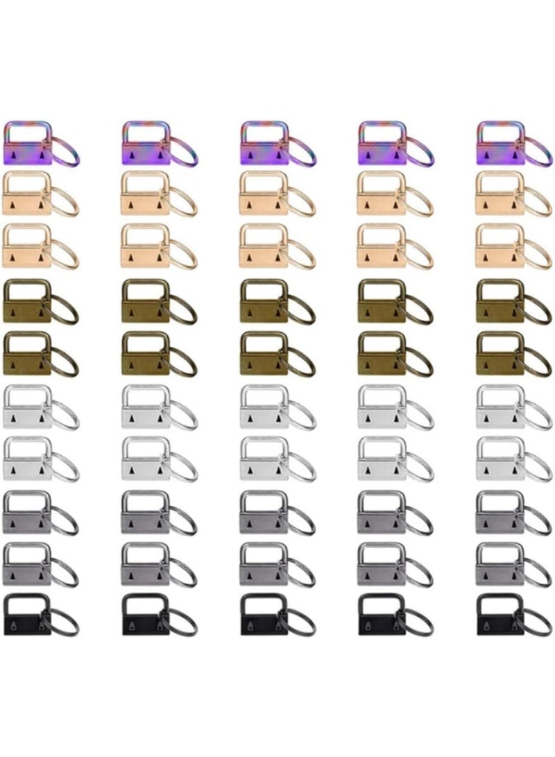 GGOOT 51BD Lanyard Keychain Hardware with Key Fob Pliers Tool for Wristlet Key Lanyard Key Chain Making Hardware Suppliesory-50Pcs - Image 3