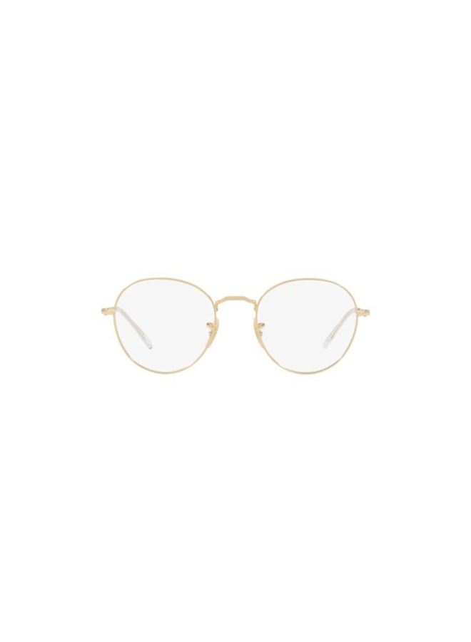 Ray-Ban Unisex Unisex Round Shape Plastic Eyeglass Frames 2500 - Lens Size: 49 Mm - Arista - Image 2