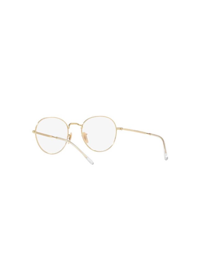 Ray-Ban Unisex Unisex Round Shape Plastic Eyeglass Frames 2500 - Lens Size: 49 Mm - Arista - Image 4