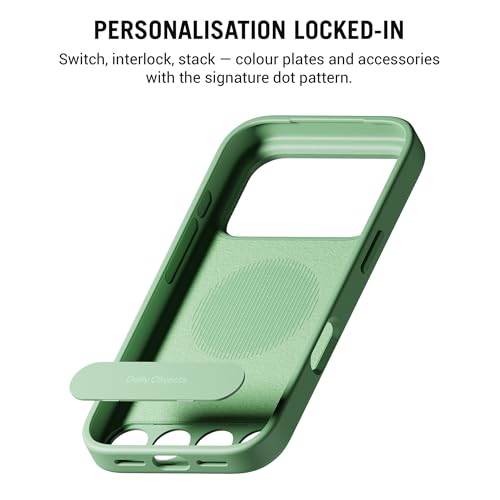 DailyObjects iPhone 17 Pro Stack Classic Magnetic Case Cover | Compatible with Magsafe | Camera & Body Protection | Shock/Scratch Proof| Dual Hybrid Protection | Wireless Charging - Mint Green - Image 2