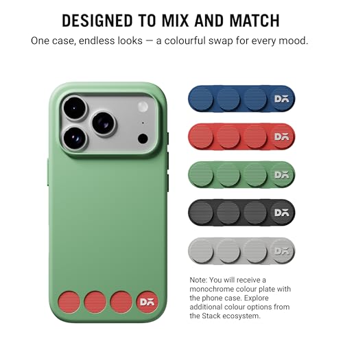 DailyObjects iPhone 17 Pro Stack Classic Magnetic Case Cover | Compatible with Magsafe | Camera & Body Protection | Shock/Scratch Proof| Dual Hybrid Protection | Wireless Charging - Mint Green - Image 3