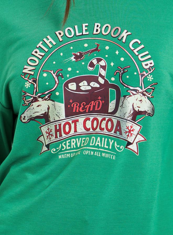 تايك تو سويت شيرت بقصة عادية وطبعة جرافيك - Image 4