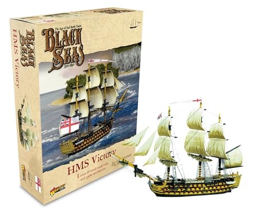WARLORD GAMES Warlord Black Seas The Age of Sail HMS Victory Game Role Playing Strategy Board Games for Adults Table Top The Age of Sail Strategic War Gaming KitTabletop Military History RPG with Terrain - Image 1