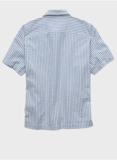 امريكان ايجل Stripe Detailed Regular Fit Poolside Shirt  - Image 5