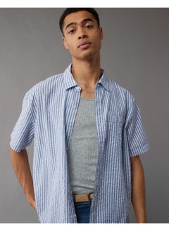 امريكان ايجل Stripe Detailed Regular Fit Poolside Shirt  - Image 4