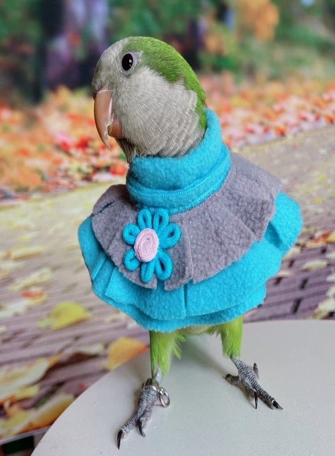 Barn Eleven Bird Collar Anti Bite Elizabethan Recovery Cone, Bird Neck Protector for Feather Plucking, Bird Neckwear Full Body Shield, Bird Outdoors Windproof Cape Color Randomly (African Grey) - Image 2