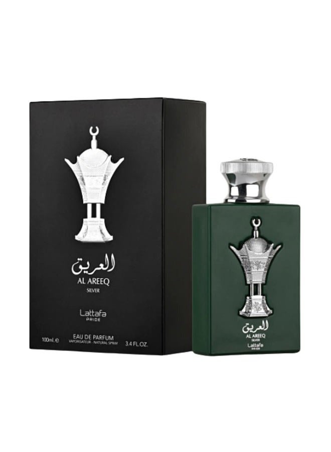 Lattafa Al Areeq Silver Eau De Parfum Spray for Unisex, 3,4 Ounce - Image 1