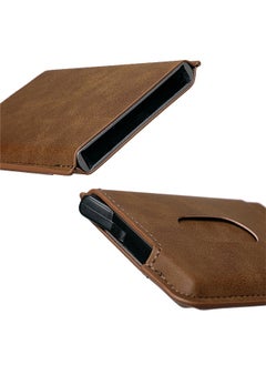Generic Synthetic card case for men; Mens Cardcase Automatic Cardholder (Brown) by Milano Leather  - Image 3