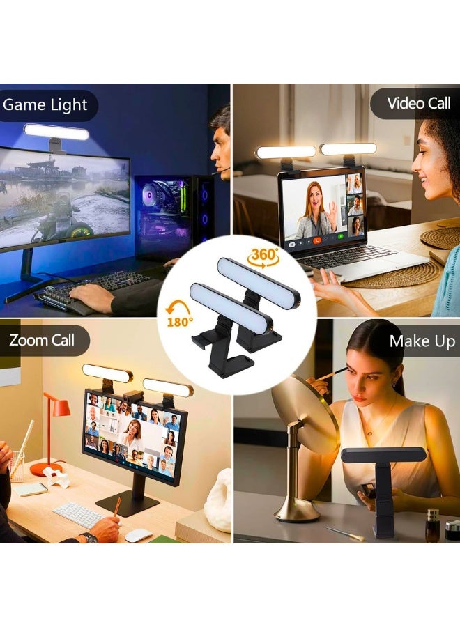 Selfie Light, Video Conference Light, Ring Lights, Streaming Light with Remote & Touch Control, Zoom Lighting for Computer, LED Monitor Laptop Light for Video Conferencing/Calls/Zoom Meetings - Image 2