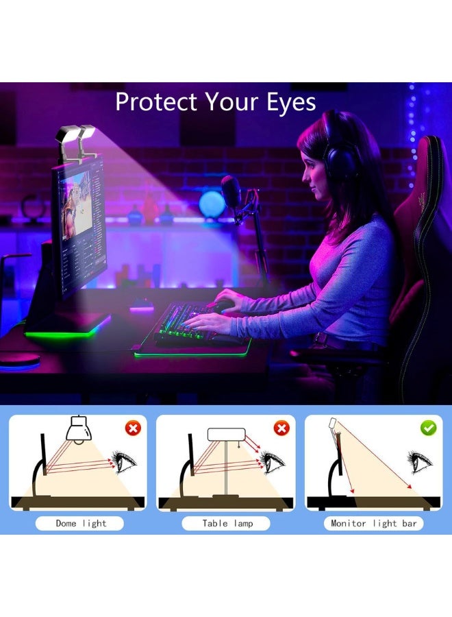 Selfie Light, Video Conference Light, Ring Lights, Streaming Light with Remote & Touch Control, Zoom Lighting for Computer, LED Monitor Laptop Light for Video Conferencing/Calls/Zoom Meetings - Image 4