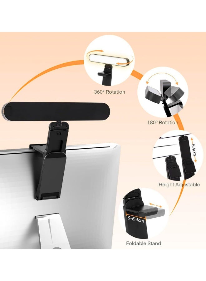 Selfie Light, Video Conference Light, Ring Lights, Streaming Light with Remote & Touch Control, Zoom Lighting for Computer, LED Monitor Laptop Light for Video Conferencing/Calls/Zoom Meetings - Image 5