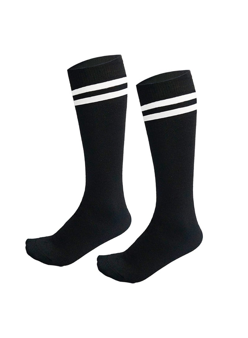 1 Pair Kids Soccer Socks School Team Dance Sports Socks High Socks For 5 to 10 Years Old Youth Boys Girls 40CM - Image 1
