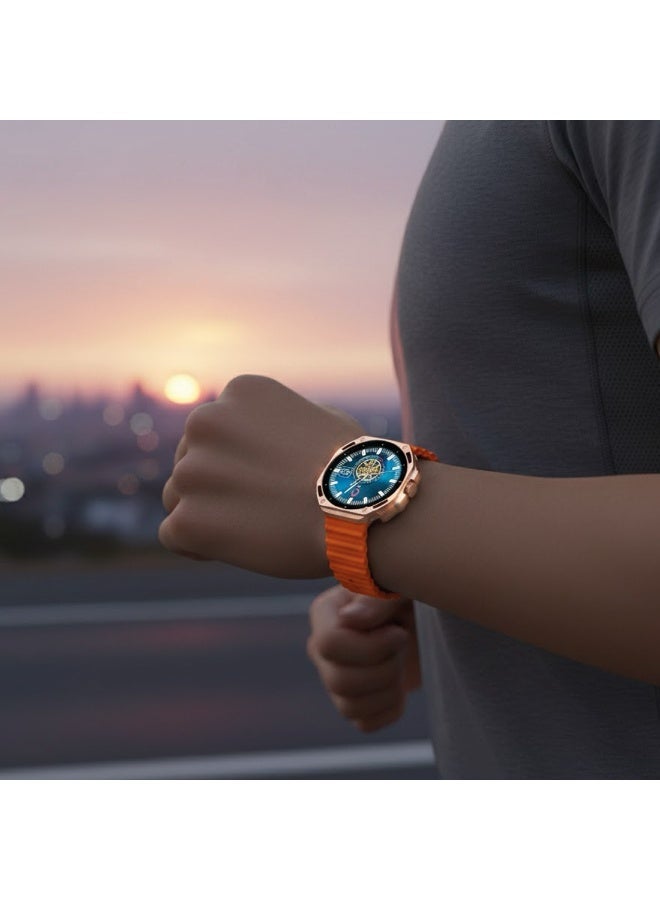 Torima ساعة ذكية TORİMA V18 PRO برتقالية اللون - Image 4