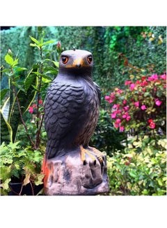 Realfrog Bird Control Scare Device, Realistic Falcon Statue, Bird Repelling Falcon, Plastic Bird Scarecrow, Eagle Decoy For Garden Protection And Outdoor Decoration 1 Piece  - Image 4