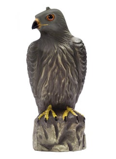 Realfrog Bird Control Scare Device, Realistic Falcon Statue, Bird Repelling Falcon, Plastic Bird Scarecrow, Eagle Decoy For Garden Protection And Outdoor Decoration 1 Piece  - Image 1